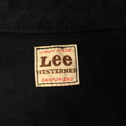 【中古品】【メンズ】 Lee リー WESTERNER 10411 ウエスターナー コットンツイルジャケット 145-250116-at-15-tei サイズ：L カラー：ブラック 万代Net店