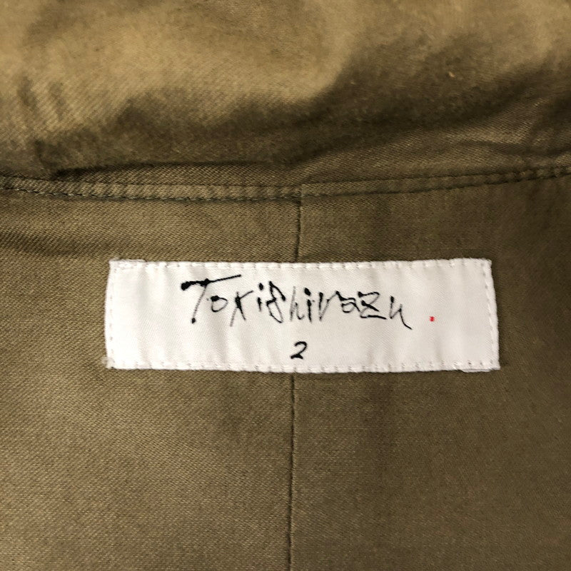 【中古品】【メンズ】  TOKISHIRAZU トキシラズ 1 CHE GUAVERA MILITARY STYLE JACKET 7425-699-0530 チェ・ゲバラ ミリタリースタイルジャケット ライトアウター 140-250108-kk-15-tei サイズ：2 カラー：カーキ 万代Net店