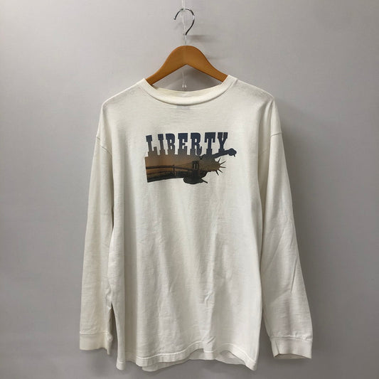 【中古品】【メンズ】 STUSSY ステューシー 00's LEBERTY PRINT L/S TEE 00年代 リバティー プリント ロングスリーブ Tシャツ 長袖 トップス 142-250209-kk-11-tei サイズ：L カラー：ホワイト 万代Net店