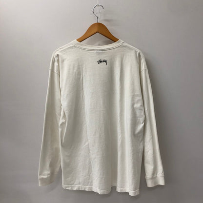 【中古品】【メンズ】 STUSSY ステューシー 00's LEBERTY PRINT L/S TEE 00年代 リバティー プリント ロングスリーブ Tシャツ 長袖 トップス 142-250209-kk-11-tei サイズ：L カラー：ホワイト 万代Net店