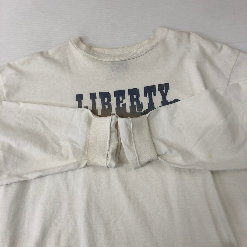 【中古品】【メンズ】 STUSSY ステューシー 00's LEBERTY PRINT L/S TEE 00年代 リバティー プリント ロングスリーブ Tシャツ 長袖 トップス 142-250209-kk-11-tei サイズ：L カラー：ホワイト 万代Net店