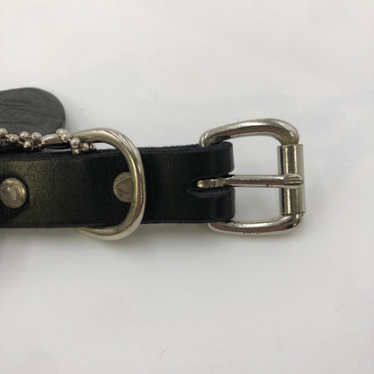 【中古美品】【メンズ】 HTC エイチティーシー × SAPEur サプール 別注 コラボ 24SS NARROW FLOWER BELT ナローフラワーベルト アクセサリー 服飾雑貨 205-241208-kk-15-tei サイズ：42 カラー：ブラック 万代Net店