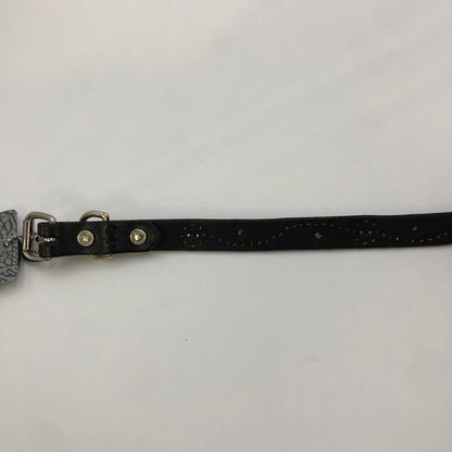 【中古美品】【メンズ】 HTC エイチティーシー × SAPEur サプール 別注 コラボ 24SS NARROW FLOWER BELT ナローフラワーベルト アクセサリー 服飾雑貨 205-241208-kk-15-tei サイズ：42 カラー：ブラック 万代Net店