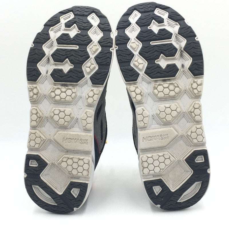 【中古品】【メンズ】 HOKA ONE ONE ホカオネオネ U CLIFTON L SUEDE 1122571 クリフトン スエード スニーカー 靴 162-250621-kk-03-tei カラー：BLACK/LUNAR ROCK 万代Net店