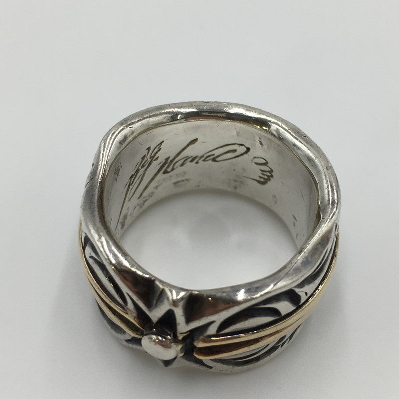 【中古品】【メンズ】  BIG HAND ビッグハンド SUN ARABESQUE RING サンアラベスクリング アクセサリー 指輪 ネイティブジュエリー 2009/No.728 刻印有 191-241211-kk-05-tei カラー：シルバー 18号 万代Net店