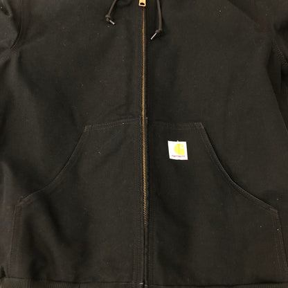 【中古品】【メンズ】 Carhartt カーハート DUCK ACTIVE JACKET THERMAL LINED J131-BLK USA製 ダック アクティブジャケット サーマルライン アウター 145-250221-kk-12-tei サイズ：S カラー：ブラック 万代Net店