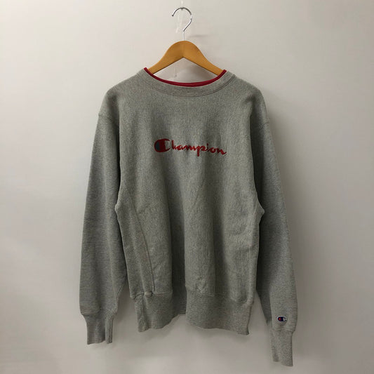 【中古品】【メンズ】 Champion チャンピオン 90's REVERSE WEAVE CREWNECK SWEAT 90年代 リバースウィーブ クルーネックスウェット トップス トレーナー 刺繍タグ 145-241214-kk-17-tei サイズ：L カラー：グレー 万代Net店