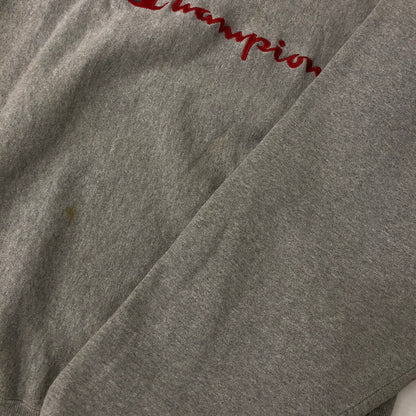 【中古品】【メンズ】 Champion チャンピオン 90's REVERSE WEAVE CREWNECK SWEAT 90年代 リバースウィーブ クルーネックスウェット トップス トレーナー 刺繍タグ 145-241214-kk-17-tei サイズ：L カラー：グレー 万代Net店