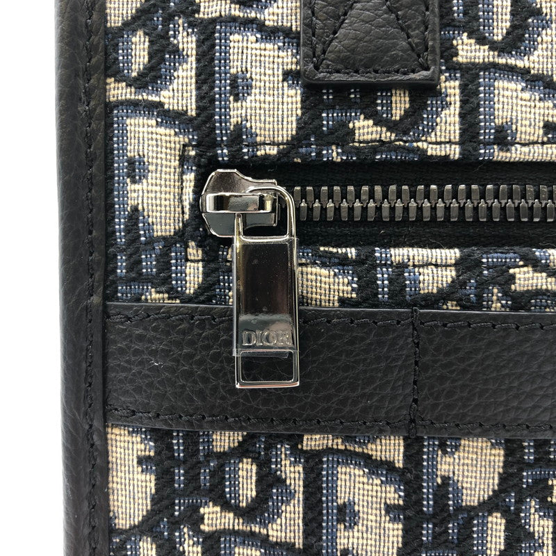 【中古品】【メンズ】 Christian Dior クリスチャンディオール SAFARI NORTH SOUTH TOTE HANDBAG 1ESPO311YKY H27E サファリ ノースサウス トート ハンドバッグ カバン 2WAYバッグ 180-241214-kk-01-fuz カラー：ネイビー/グレー/ブラック 万代Net店