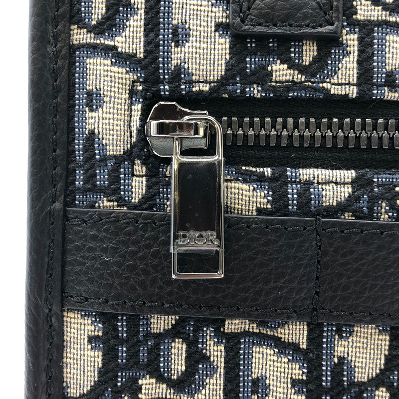 【中古品】【メンズ】 Christian Dior クリスチャンディオール SAFARI NORTH SOUTH TOTE HANDBAG 1ESPO311YKY H27E サファリ ノースサウス トート ハンドバッグ カバン 2WAYバッグ 180-241214-kk-01-fuz カラー：ネイビー/グレー/ブラック 万代Net店