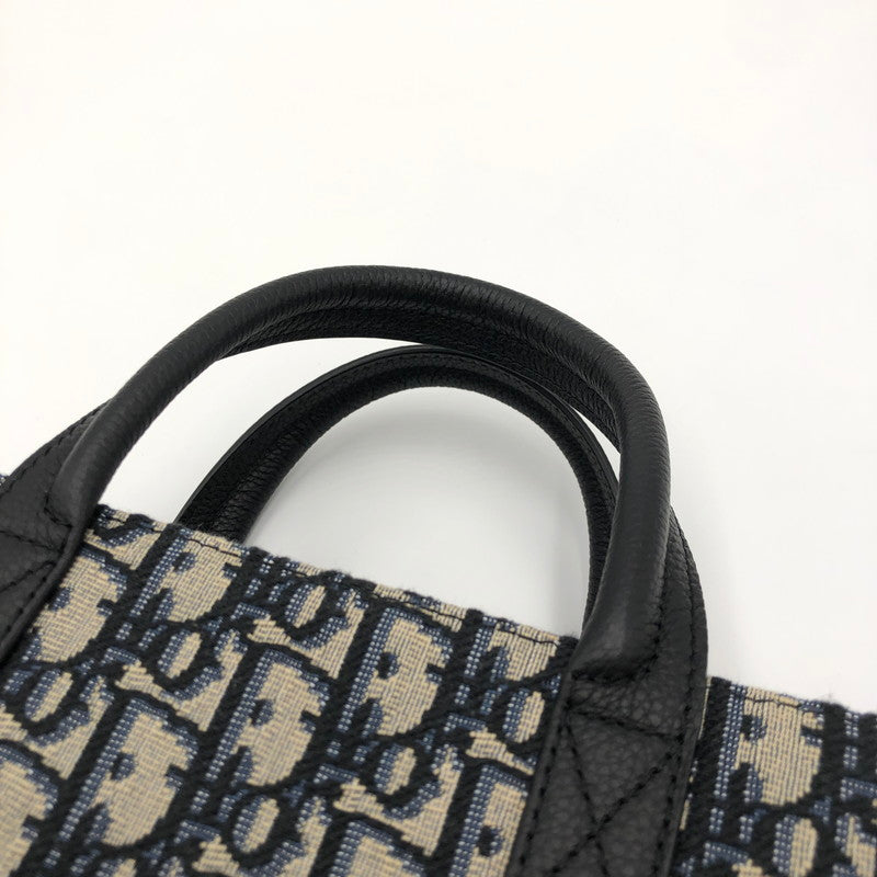 【中古品】【メンズ】 Christian Dior クリスチャンディオール SAFARI NORTH SOUTH TOTE HANDBAG 1ESPO311YKY H27E サファリ ノースサウス トート ハンドバッグ カバン 2WAYバッグ 180-241214-kk-01-fuz カラー：ネイビー/グレー/ブラック 万代Net店