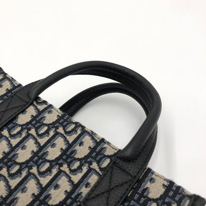 【中古品】【メンズ】 Christian Dior クリスチャンディオール SAFARI NORTH SOUTH TOTE HANDBAG 1ESPO311YKY H27E サファリ ノースサウス トート ハンドバッグ カバン 2WAYバッグ 180-241214-kk-01-fuz カラー：ネイビー/グレー/ブラック 万代Net店