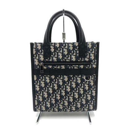 【中古品】【メンズ】 Christian Dior クリスチャンディオール SAFARI NORTH SOUTH TOTE HANDBAG 1ESPO311YKY H27E サファリ ノースサウス トート ハンドバッグ カバン 2WAYバッグ 180-241214-kk-01-fuz カラー：ネイビー/グレー/ブラック 万代Net店