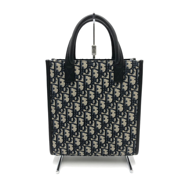 【中古品】【メンズ】 Christian Dior クリスチャンディオール SAFARI NORTH SOUTH TOTE HANDBAG 1ESPO311YKY H27E サファリ ノースサウス トート ハンドバッグ カバン 2WAYバッグ 180-241214-kk-01-fuz カラー：ネイビー/グレー/ブラック 万代Net店