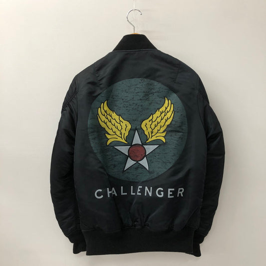 【現状渡し品】【メンズ】 CHALLENGER チャレンジャー 15AW MA-1 FLIGHT JACKET CLG-JK 015-011 フライトジャケット アウター 142-241214-kk-12-tei サイズ：S カラー：ブラック 万代Net店