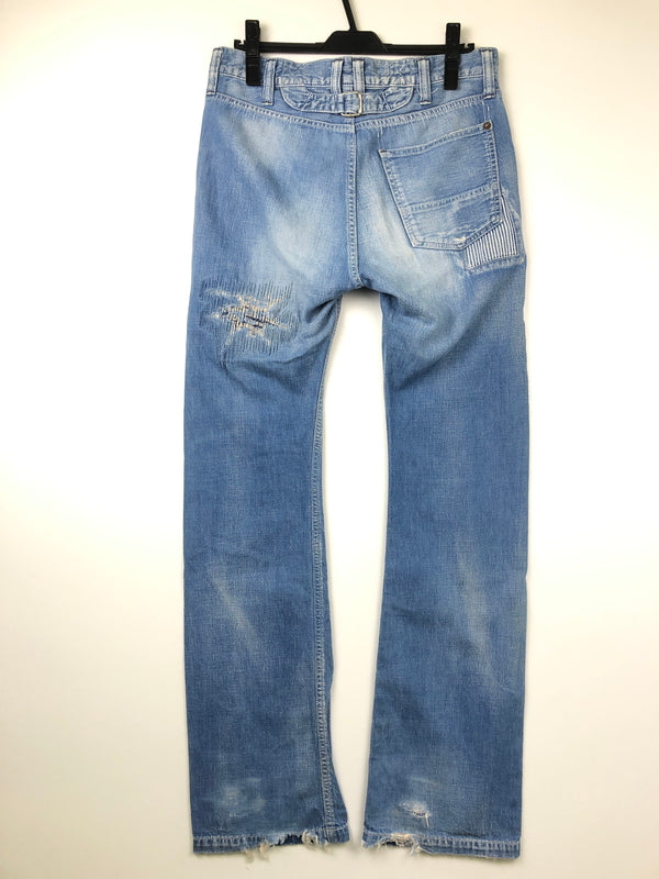 【中古品】【メンズ】 TMT ティーエムティー TPT-F1009 デニムパンツ ボトムス 151-260819-SH-15-hon サイズ：S カラー：インディゴ 万代Net店