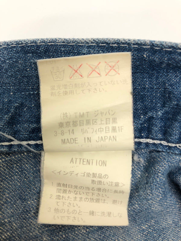 【中古品】【メンズ】 TMT ティーエムティー TPT-F1009 デニムパンツ ボトムス 151-260819-SH-15-hon サイズ：S カラー：インディゴ 万代Net店
