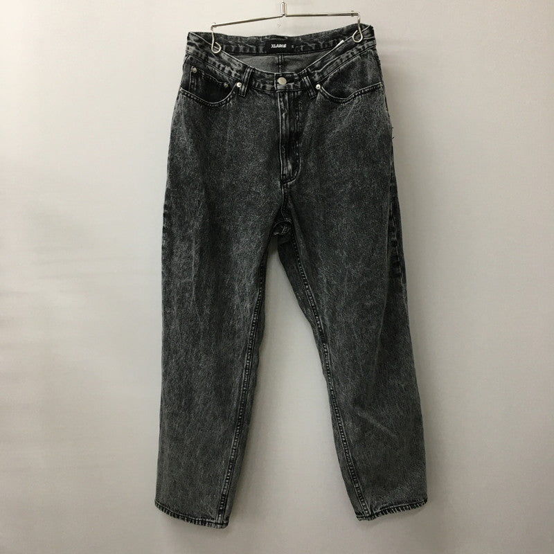 【中古品】【メンズ】 XLARGE エクストララージ 24AW CHEMICAL WIDE DENIM PANTS 101244031005 ケミカル ウォッシュ デニムパンツ ボトムス 153-241218-at-11-tei サイズ：32 カラー：ブラック 万代Net店