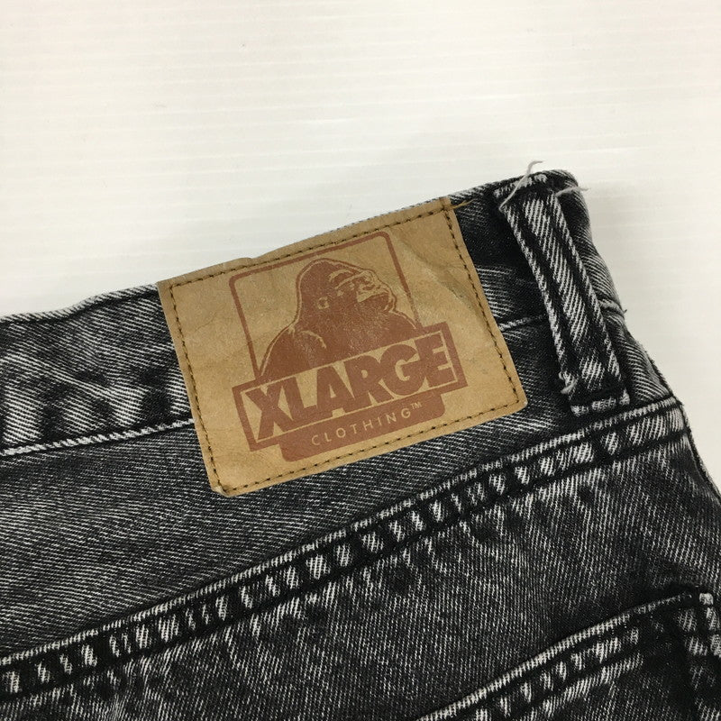 【中古品】【メンズ】 XLARGE エクストララージ 24AW CHEMICAL WIDE DENIM PANTS 101244031005 ケミカル ウォッシュ デニムパンツ ボトムス 153-241218-at-11-tei サイズ：32 カラー：ブラック 万代Net店
