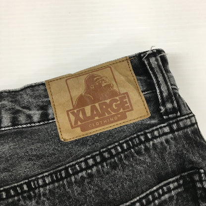 【中古品】【メンズ】 XLARGE エクストララージ 24AW CHEMICAL WIDE DENIM PANTS 101244031005 ケミカル ウォッシュ デニムパンツ ボトムス 153-241218-at-11-tei サイズ：32 カラー：ブラック 万代Net店