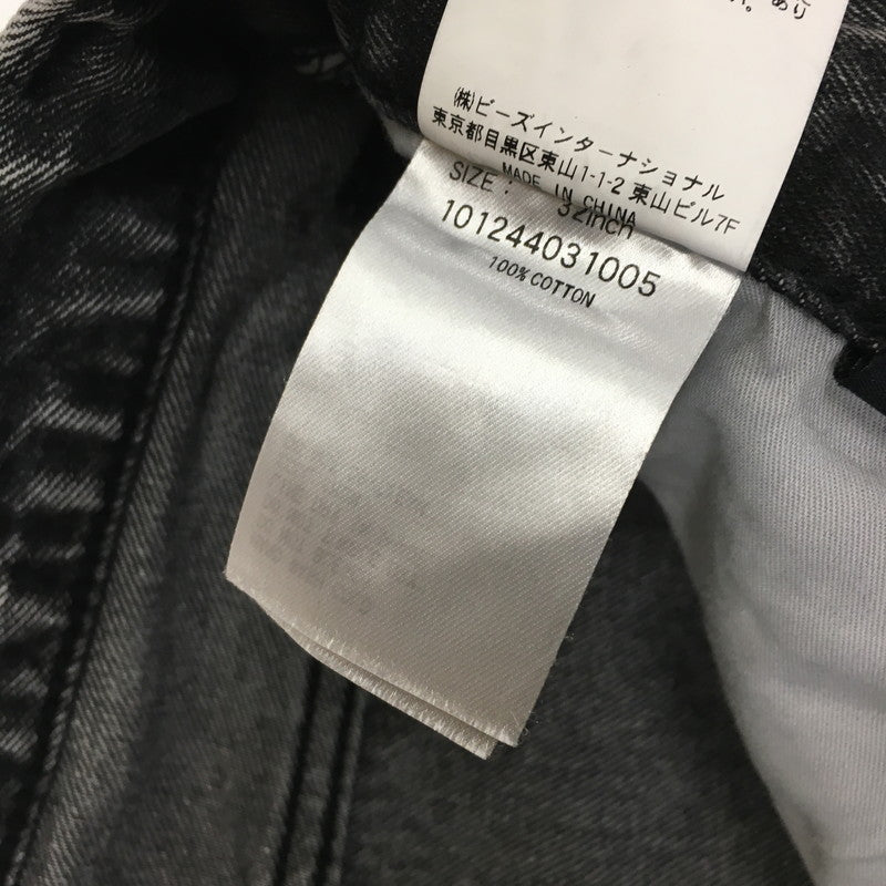 【中古品】【メンズ】 XLARGE エクストララージ 24AW CHEMICAL WIDE DENIM PANTS 101244031005 ケミカル ウォッシュ デニムパンツ ボトムス 153-241218-at-11-tei サイズ：32 カラー：ブラック 万代Net店