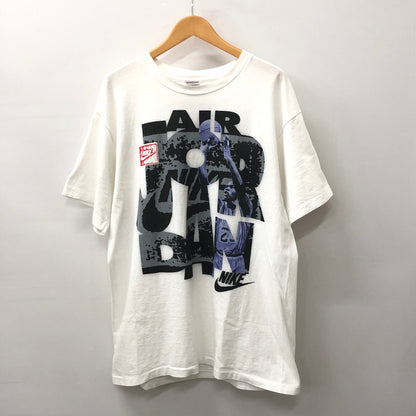 【中古品】【メンズ】 90's JORDAN PRINT S/S TEE 90年代 ジョーダン ショートスリーブ プリント Tシャツ 半袖 トップス 148-241217-kk-23-tei サイズ：XL カラー：ホワイト 万代Net店