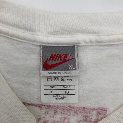 【中古品】【メンズ】 90's JORDAN PRINT S/S TEE 90年代 ジョーダン ショートスリーブ プリント Tシャツ 半袖 トップス 148-241217-kk-23-tei サイズ：XL カラー：ホワイト 万代Net店