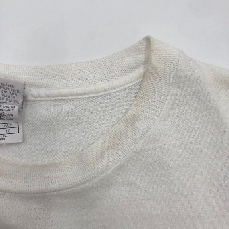 【中古品】【メンズ】 90's JORDAN PRINT S/S TEE 90年代 ジョーダン ショートスリーブ プリント Tシャツ 半袖 トップス 148-241217-kk-23-tei サイズ：XL カラー：ホワイト 万代Net店