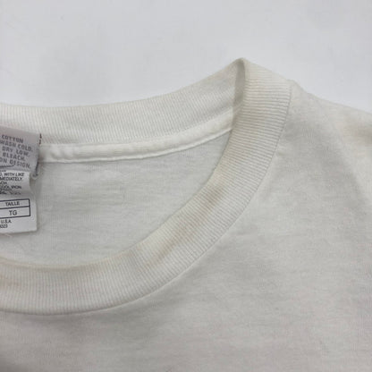 【中古品】【メンズ】 90's JORDAN PRINT S/S TEE 90年代 ジョーダン ショートスリーブ プリント Tシャツ 半袖 トップス 148-241217-kk-23-tei サイズ：XL カラー：ホワイト 万代Net店