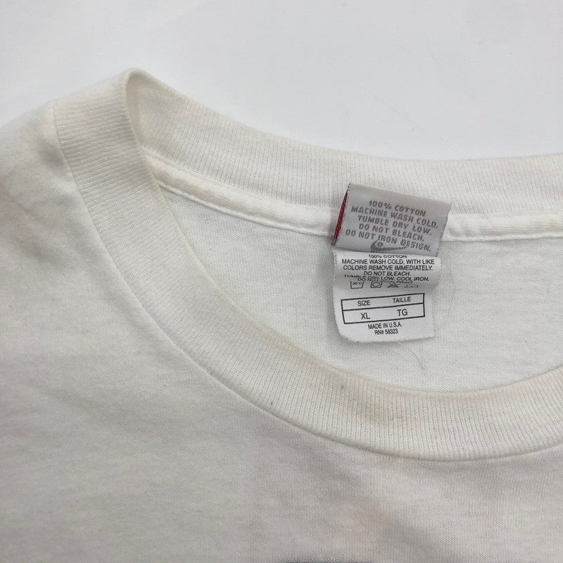 【中古品】【メンズ】 90's JORDAN PRINT S/S TEE 90年代 ジョーダン ショートスリーブ プリント Tシャツ 半袖 トップス 148-241217-kk-23-tei サイズ：XL カラー：ホワイト 万代Net店
