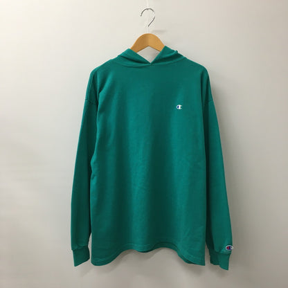 【中古品】【メンズ】 Champion チャンピオン 80's PULLOVER HOODIE VINTAGE 80年代 プルオーバーフーディー トップス パーカー ヴィンテージ 青タグ 145-241218-at-09-tei サイズ：L カラー：グリーン 万代Net店