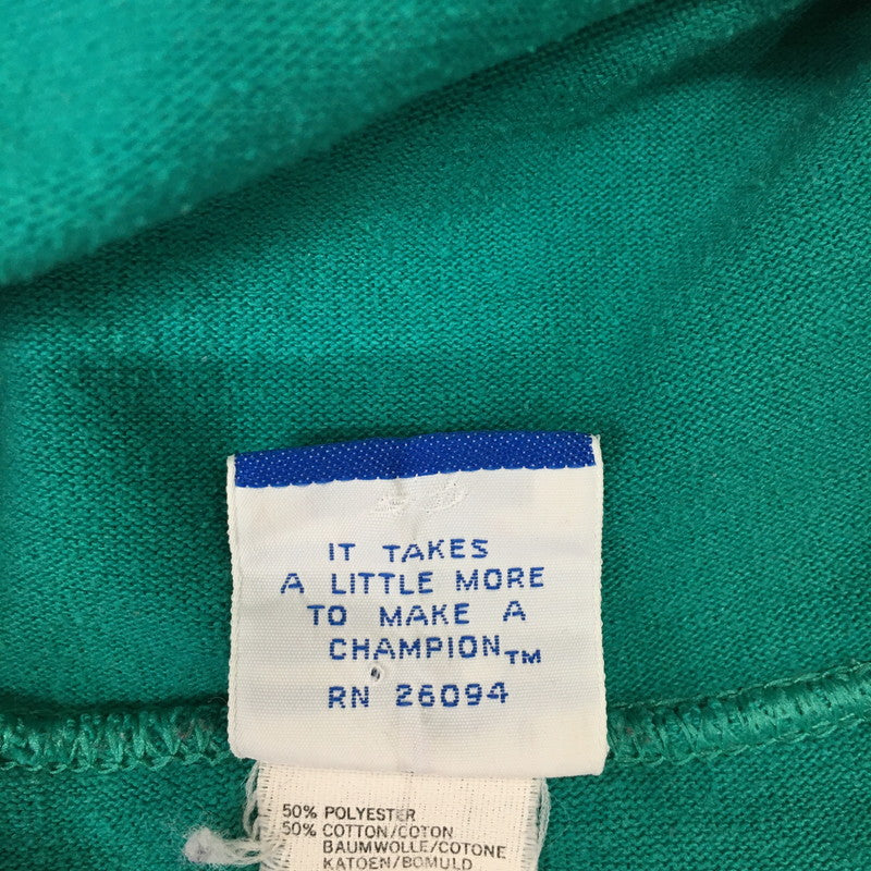 【中古品】【メンズ】 Champion チャンピオン 80's PULLOVER HOODIE VINTAGE 80年代 プルオーバーフーディー トップス パーカー ヴィンテージ 青タグ 145-241218-at-09-tei サイズ：L カラー：グリーン 万代Net店