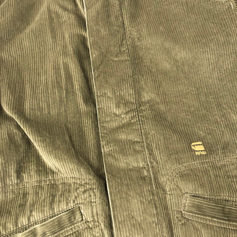 【中古品】【メンズ】  G-STAR RAW ジースターロウ 23AW TIMBER RELAXED OVERSHIRT ティンバー リラックスド オーバーシャツ 長袖 トップス 141-250108-kk-16-tei サイズ：M カラー：オリーブ 万代Net店