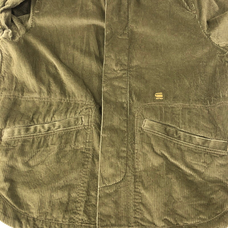 【中古品】【メンズ】  G-STAR RAW ジースターロウ 23AW TIMBER RELAXED OVERSHIRT ティンバー リラックスド オーバーシャツ 長袖 トップス 141-250108-kk-16-tei サイズ：M カラー：オリーブ 万代Net店