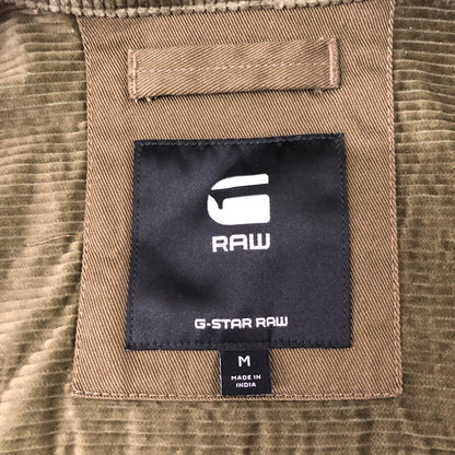 【中古品】【メンズ】 G-STAR RAW ジースターロウ 23AW TIMBER RELAXED OVERSHIRT ティンバー リラックスド オーバーシャツ 長袖 トップス 141-250108-kk-16-tei サイズ：M カラー：オリーブ 万代Net店