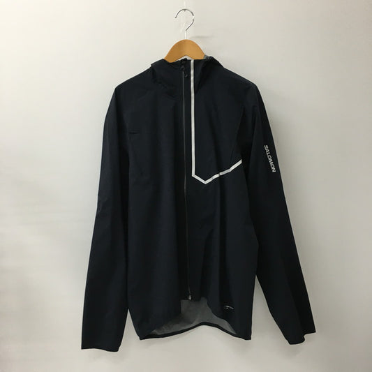 【中古品】【メンズ】  SALOMON サロモン GORE-TEX INFINIUM WINDSTOPPER PRO JACKET 131066 ゴアテックス インフィニウム ウィンドストッパー プロジャケット ライトアウター 144-241221-kk-15-tei サイズ：L カラー：ブラック 万代Net店