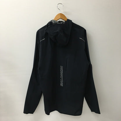 【中古品】【メンズ】  SALOMON サロモン GORE-TEX INFINIUM WINDSTOPPER PRO JACKET 131066 ゴアテックス インフィニウム ウィンドストッパー プロジャケット ライトアウター 144-241221-kk-15-tei サイズ：L カラー：ブラック 万代Net店