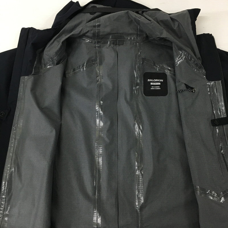 【中古品】【メンズ】  SALOMON サロモン GORE-TEX INFINIUM WINDSTOPPER PRO JACKET 131066 ゴアテックス インフィニウム ウィンドストッパー プロジャケット ライトアウター 144-241221-kk-15-tei サイズ：L カラー：ブラック 万代Net店
