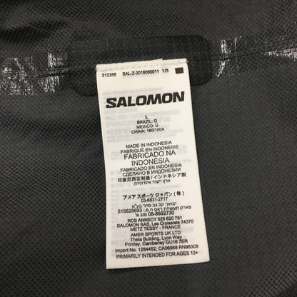 【中古品】【メンズ】  SALOMON サロモン GORE-TEX INFINIUM WINDSTOPPER PRO JACKET 131066 ゴアテックス インフィニウム ウィンドストッパー プロジャケット ライトアウター 144-241221-kk-15-tei サイズ：L カラー：ブラック 万代Net店