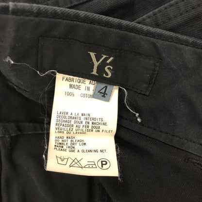 【中古品】【メンズ】 Y's ワイズ 00's CARGO PANTS ME-P07-024 00年代 カーゴパンツ ボトムス 151-241219-kk-01-tei サイズ：4 カラー：ブラック 万代Net店