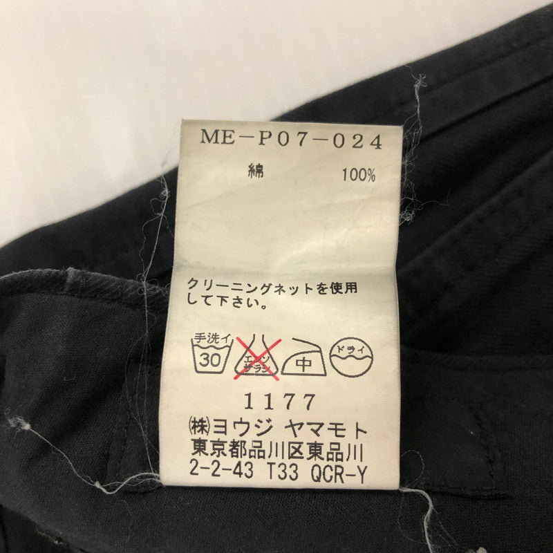【中古品】【メンズ】 Y's ワイズ 00's CARGO PANTS ME-P07-024 00年代 カーゴパンツ ボトムス 151-241219-kk-01-tei サイズ：4 カラー：ブラック 万代Net店