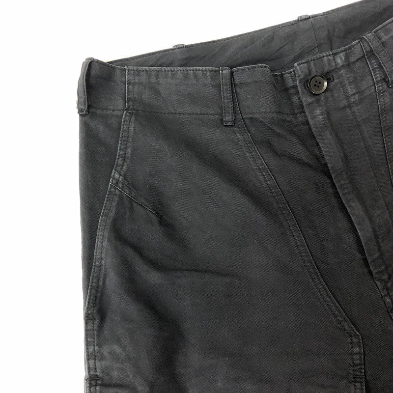 【中古品】【メンズ】 Y's ワイズ 00's CARGO PANTS ME-P07-024 00年代 カーゴパンツ ボトムス 151-241219-kk-01-tei サイズ：4 カラー：ブラック 万代Net店