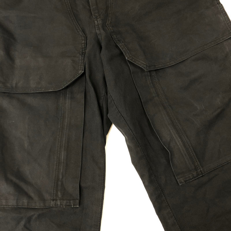 【中古品】【メンズ】 Y's ワイズ 00's CARGO PANTS ME-P07-024 00年代 カーゴパンツ ボトムス 151-241219-kk-01-tei サイズ：4 カラー：ブラック 万代Net店