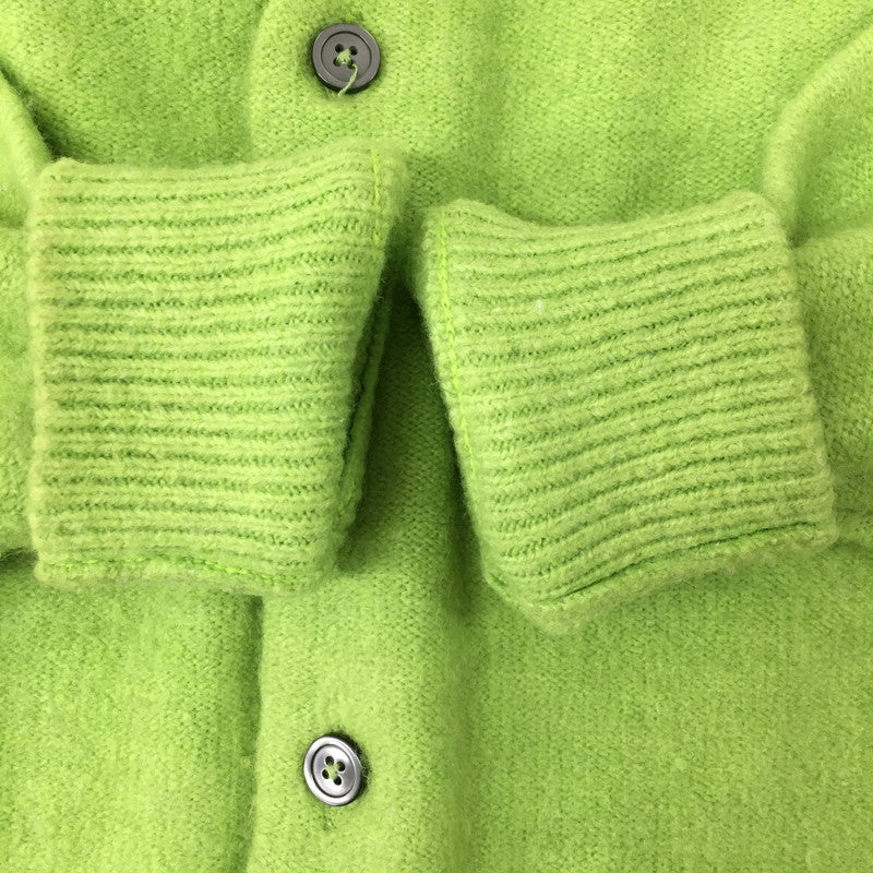 【中古品】【メンズ】  GEEKS ギークス ACRYLIC CARDIGAN 21KU-KN001 アクリルカーディガン トップス 142-241221-kk-05-tei サイズ：L カラー：ライトグリーン 万代Net店