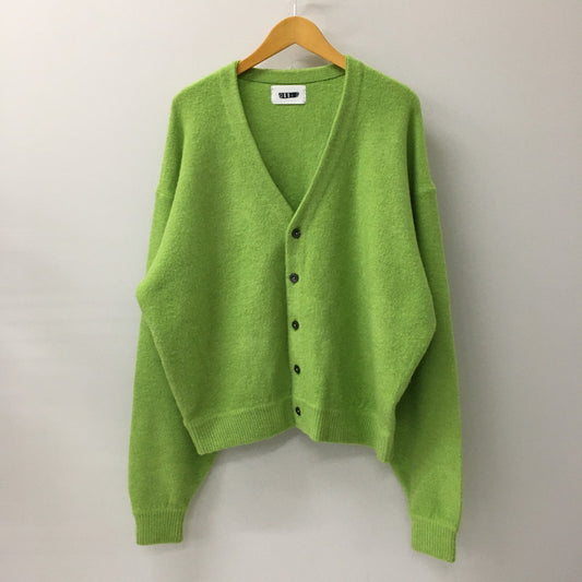 【中古品】【メンズ】  GEEKS ギークス ACRYLIC CARDIGAN 21KU-KN001 アクリルカーディガン トップス 142-241221-kk-05-tei サイズ：L カラー：ライトグリーン 万代Net店