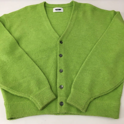 【中古品】【メンズ】  GEEKS ギークス ACRYLIC CARDIGAN 21KU-KN001 アクリルカーディガン トップス 142-241221-kk-05-tei サイズ：L カラー：ライトグリーン 万代Net店
