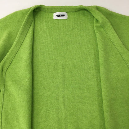 【中古品】【メンズ】  GEEKS ギークス ACRYLIC CARDIGAN 21KU-KN001 アクリルカーディガン トップス 142-241221-kk-05-tei サイズ：L カラー：ライトグリーン 万代Net店