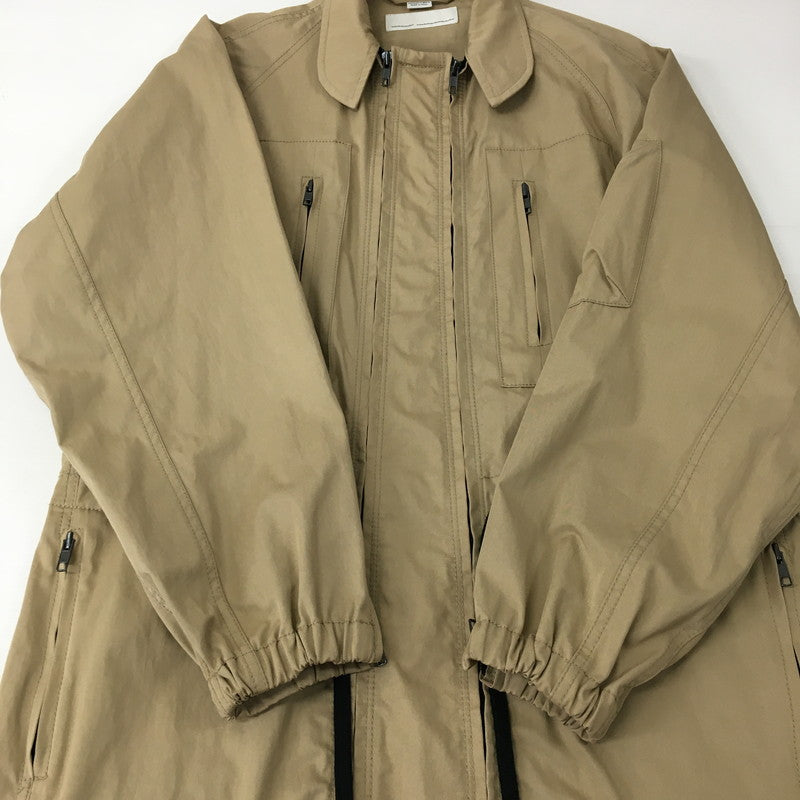 【中古品】【メンズ】  RANDOM IDENTITIES ランダムアイデンティティーズ MILITARY COAT SW-18A ミリタリーコート ライトアウター 140-241221-kk-11-tei サイズ：S カラー：ベージュ 万代Net店