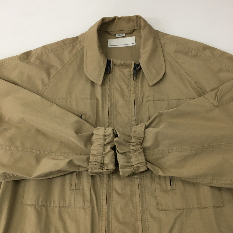 【中古品】【メンズ】  RANDOM IDENTITIES ランダムアイデンティティーズ MILITARY COAT SW-18A ミリタリーコート ライトアウター 140-241221-kk-11-tei サイズ：S カラー：ベージュ 万代Net店