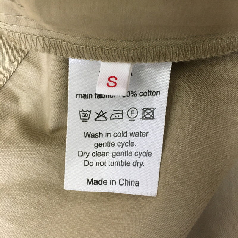 【中古品】【メンズ】  RANDOM IDENTITIES ランダムアイデンティティーズ MILITARY COAT SW-18A ミリタリーコート ライトアウター 140-241221-kk-11-tei サイズ：S カラー：ベージュ 万代Net店